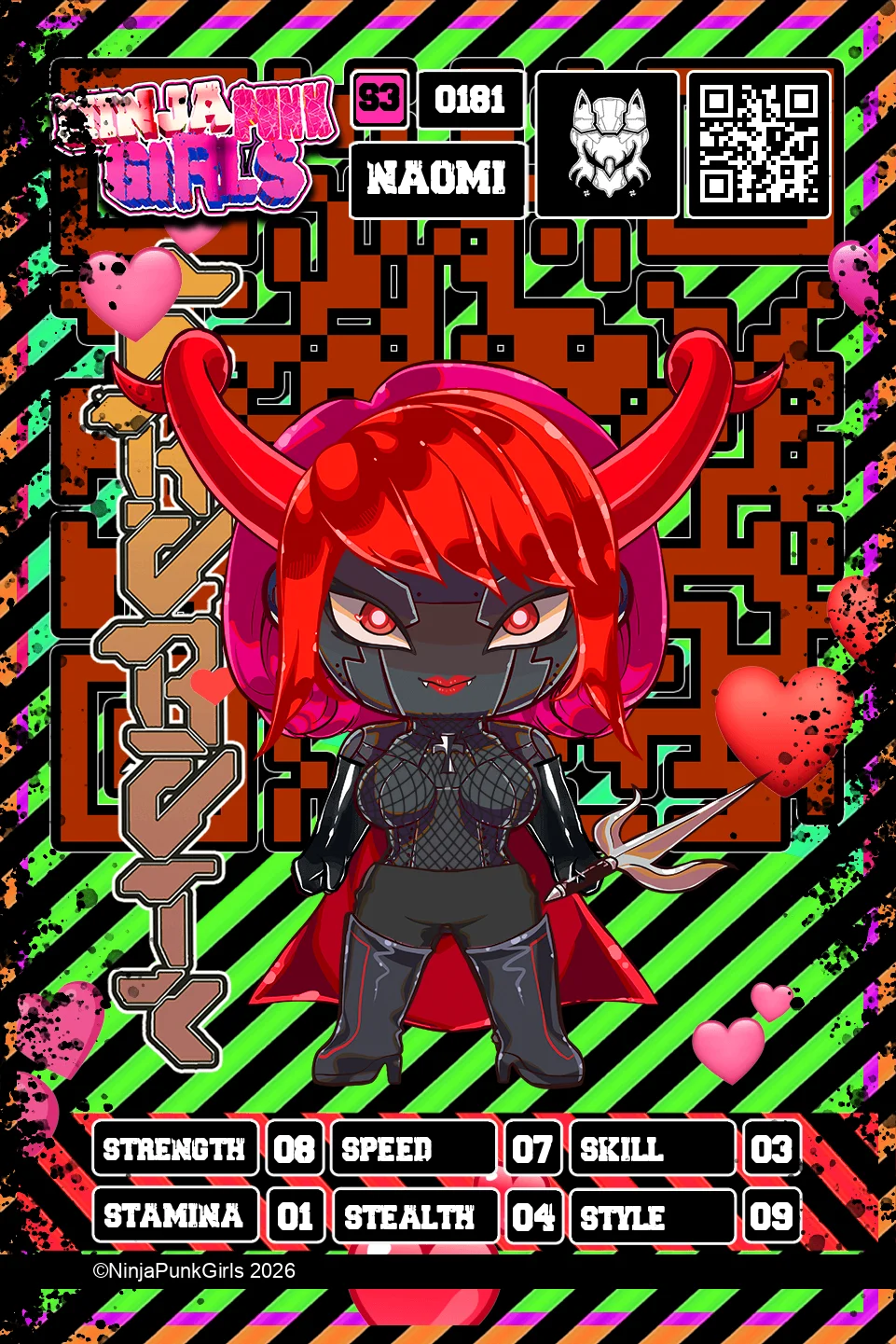 Rebuilt card #0181 Naomi