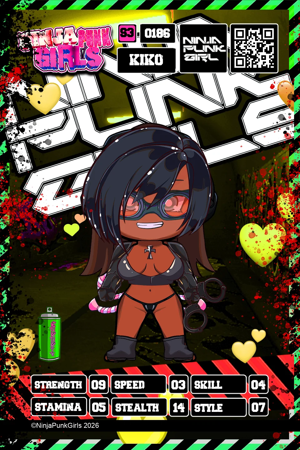 Rebuilt card #0186 Kiko