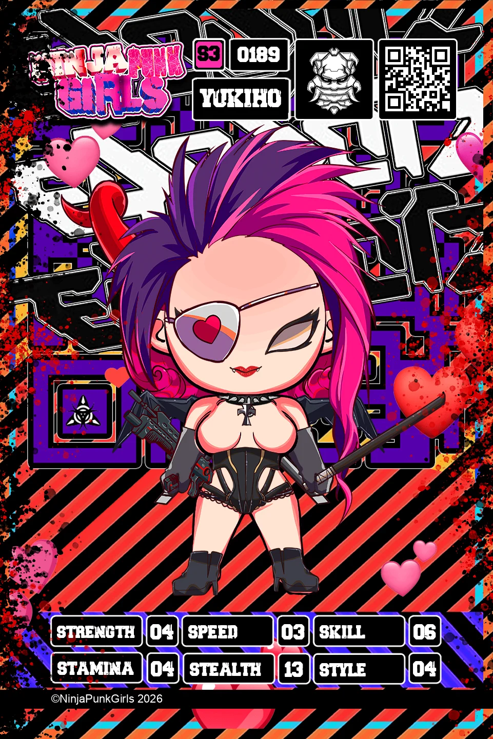 Rebuilt card #0189 Yukiho