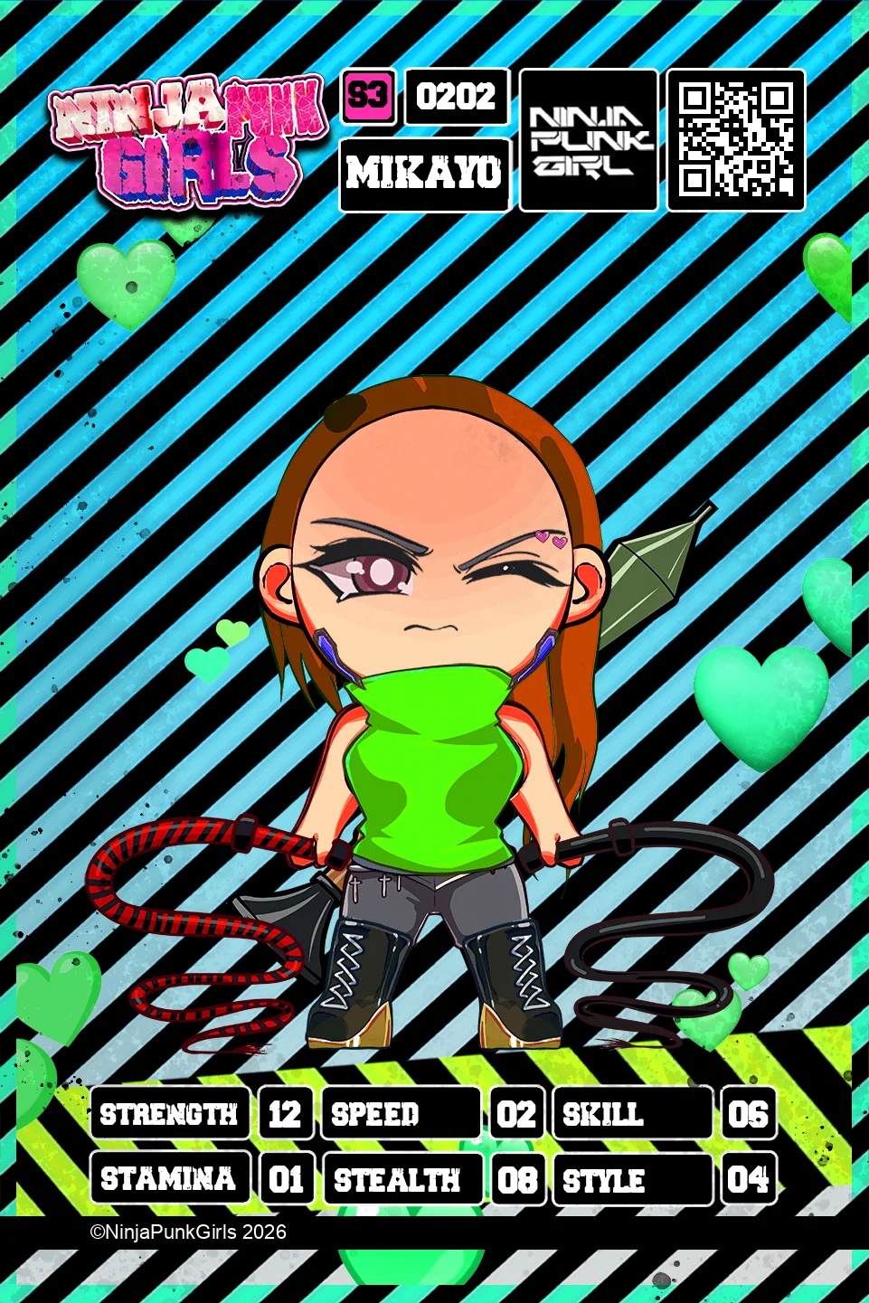 Rebuilt card #0202 Mikayo