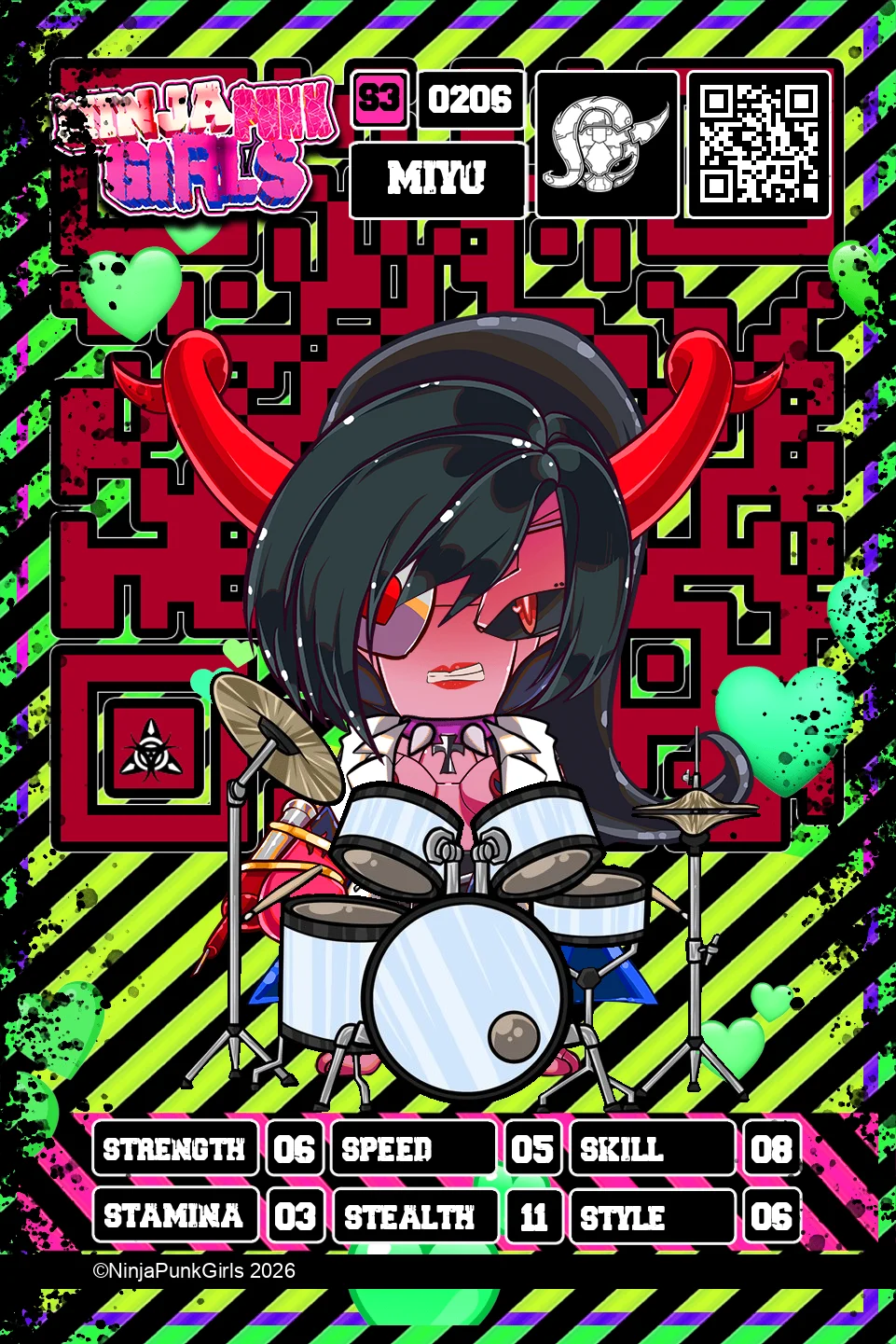 Rebuilt card #0206 Miyu