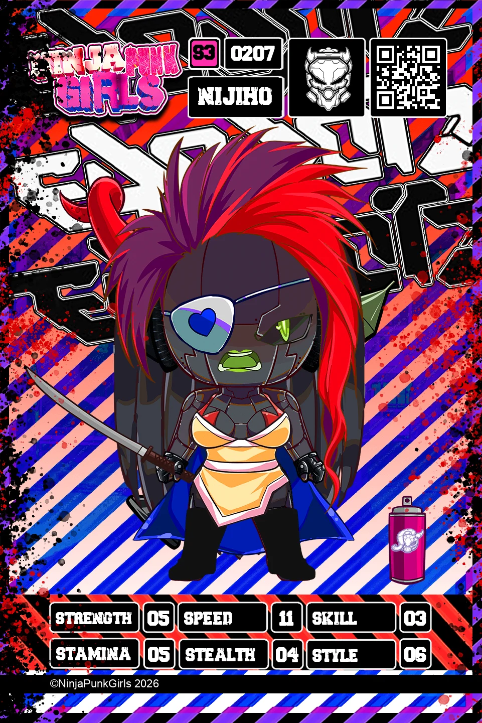 Rebuilt card #0207 Nijiho