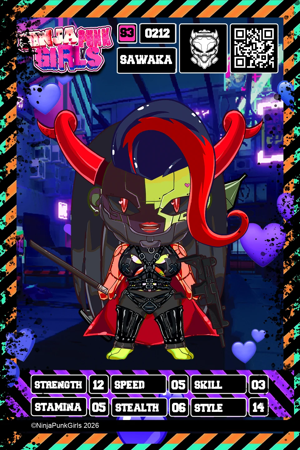 Rebuilt card #0212 Sawaka
