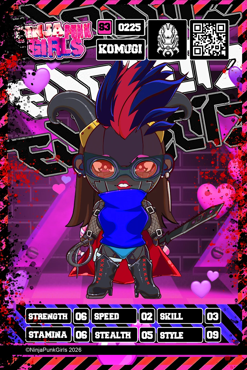 Rebuilt card #0225 Komugi