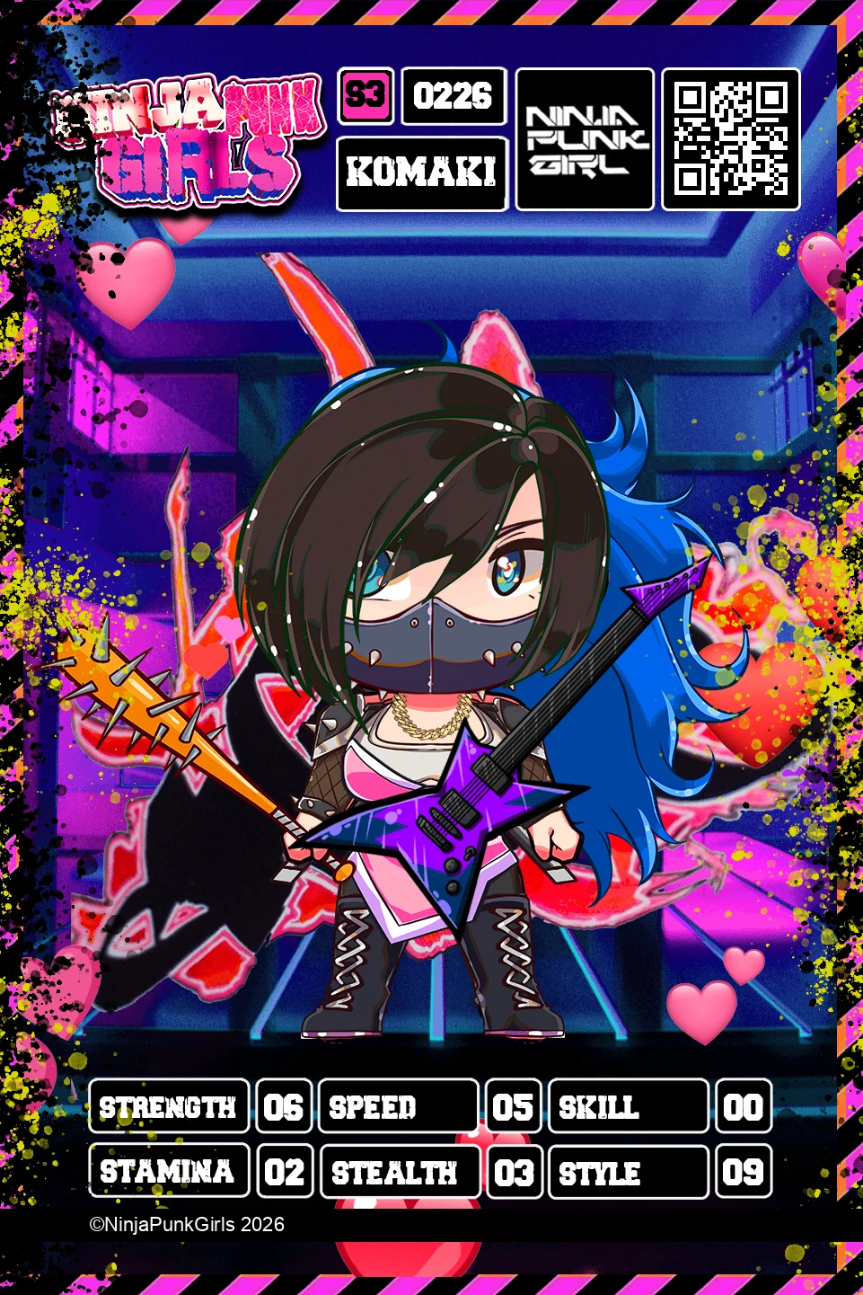 Rebuilt card #0226 Komaki