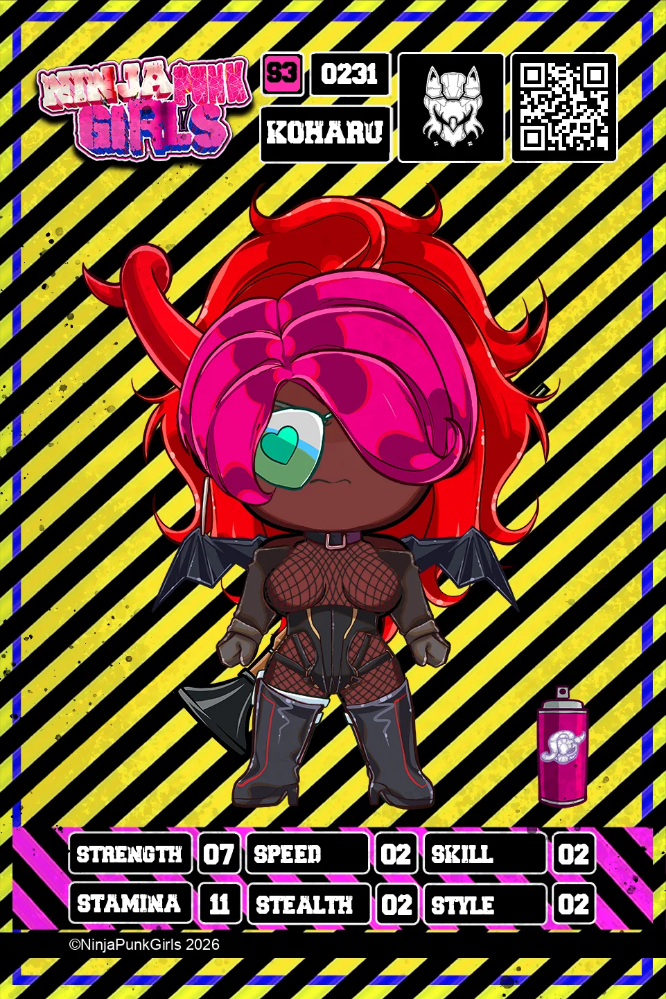 Rebuilt card #0231 Koharu