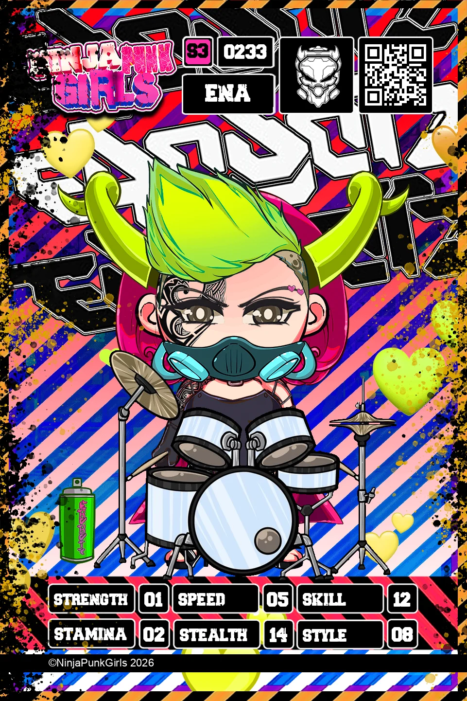 Rebuilt card #0233 Ena
