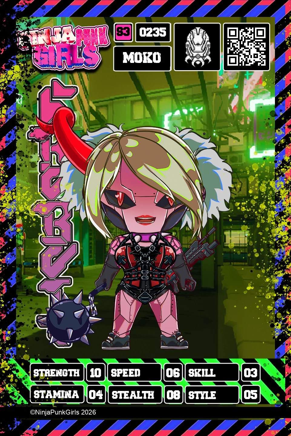 Rebuilt card #0235 Moko