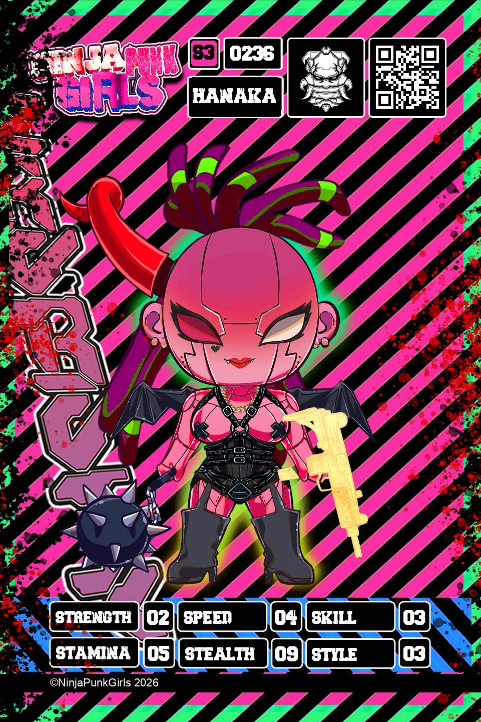 Rebuilt card #0236 Hanaka