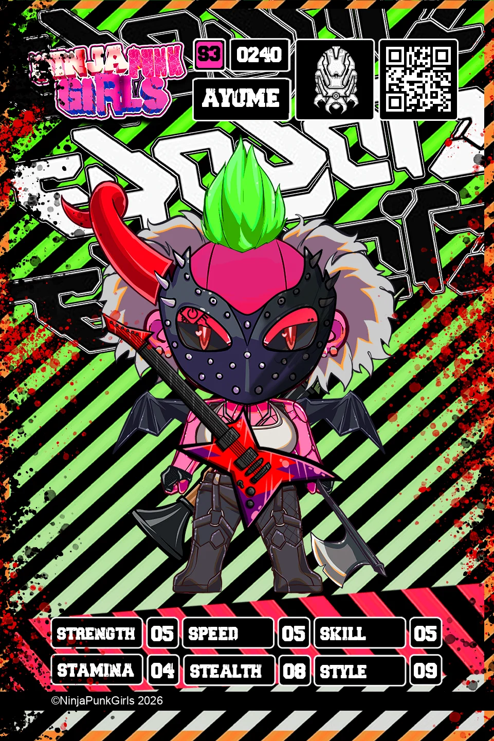 Rebuilt card #0240 Ayume