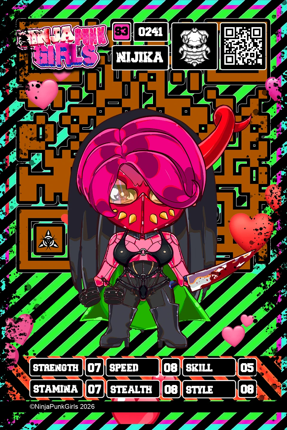 Rebuilt card #0241 Nijika