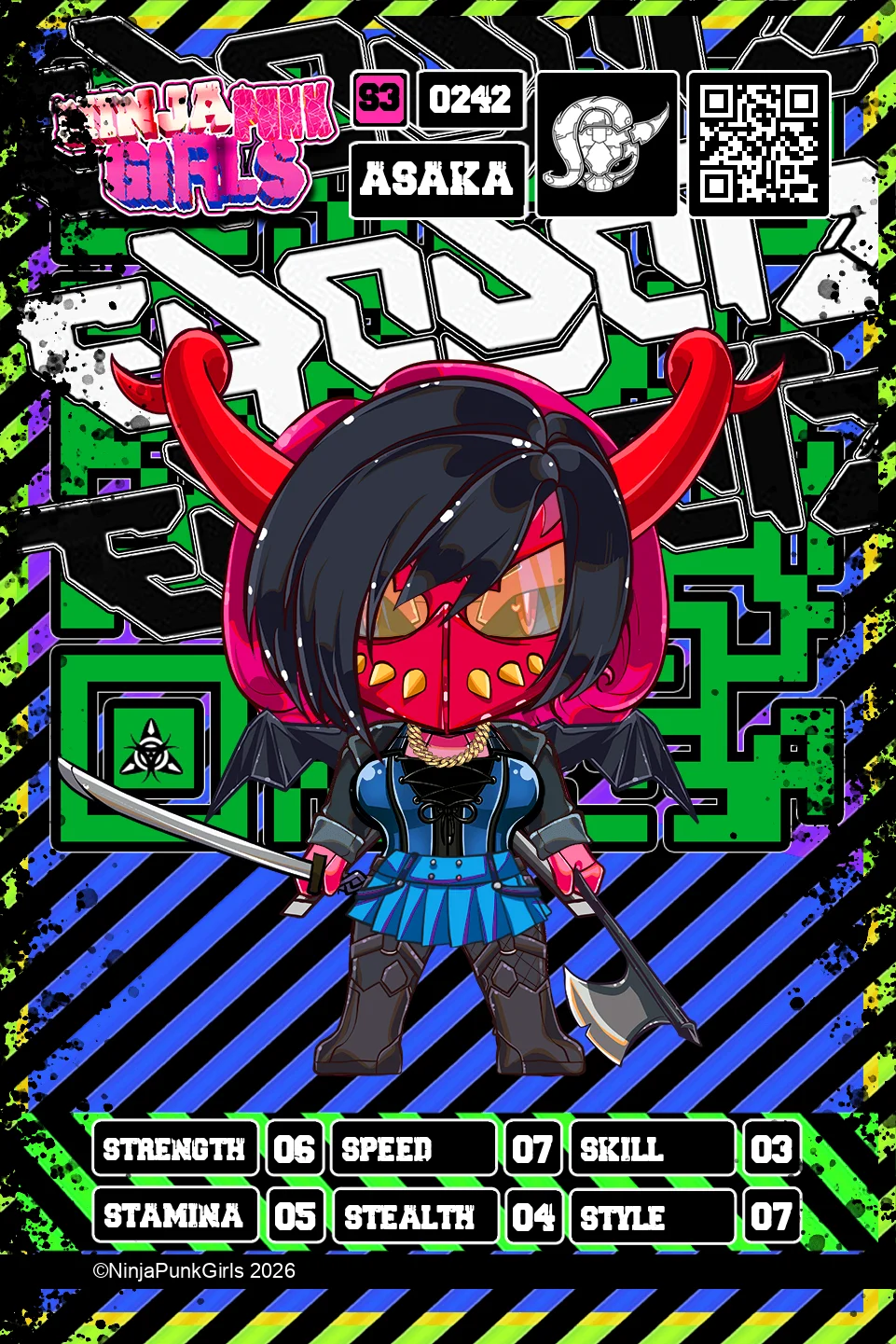 Rebuilt card #0242 Asaka