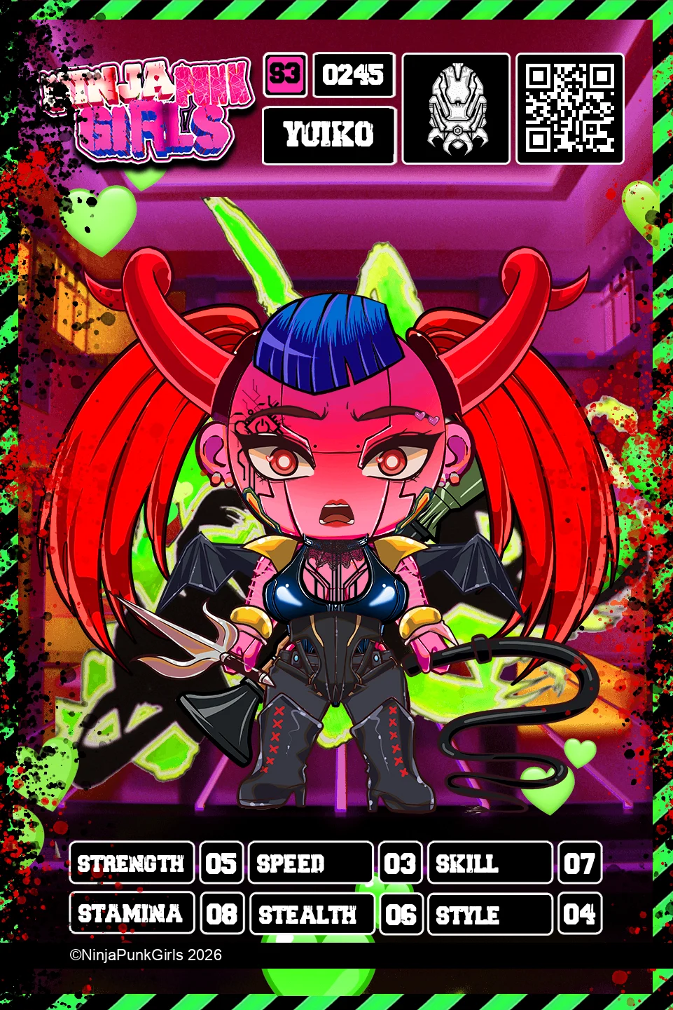 Rebuilt card #0245 Yuiko
