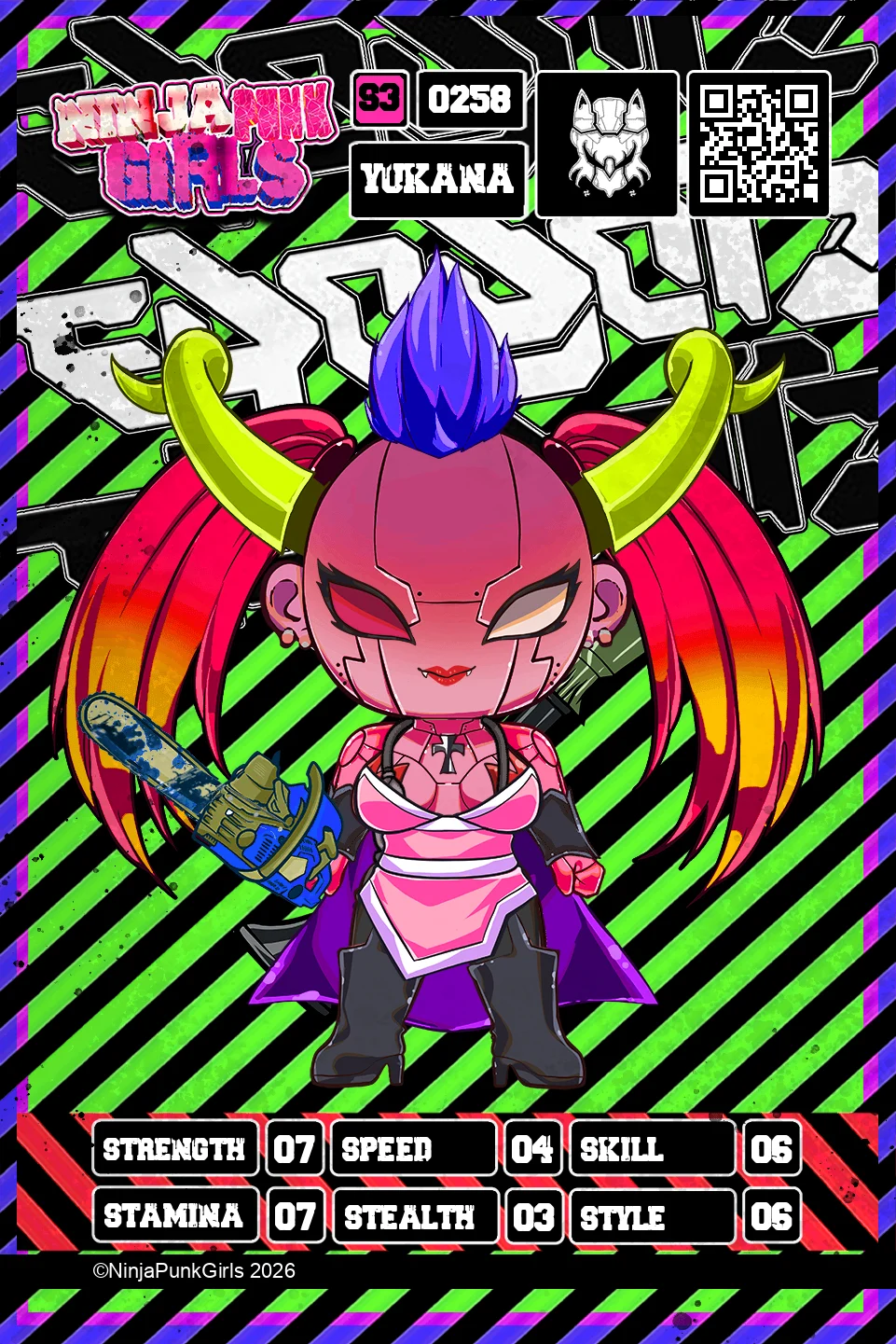 Rebuilt card #0258 Yukana