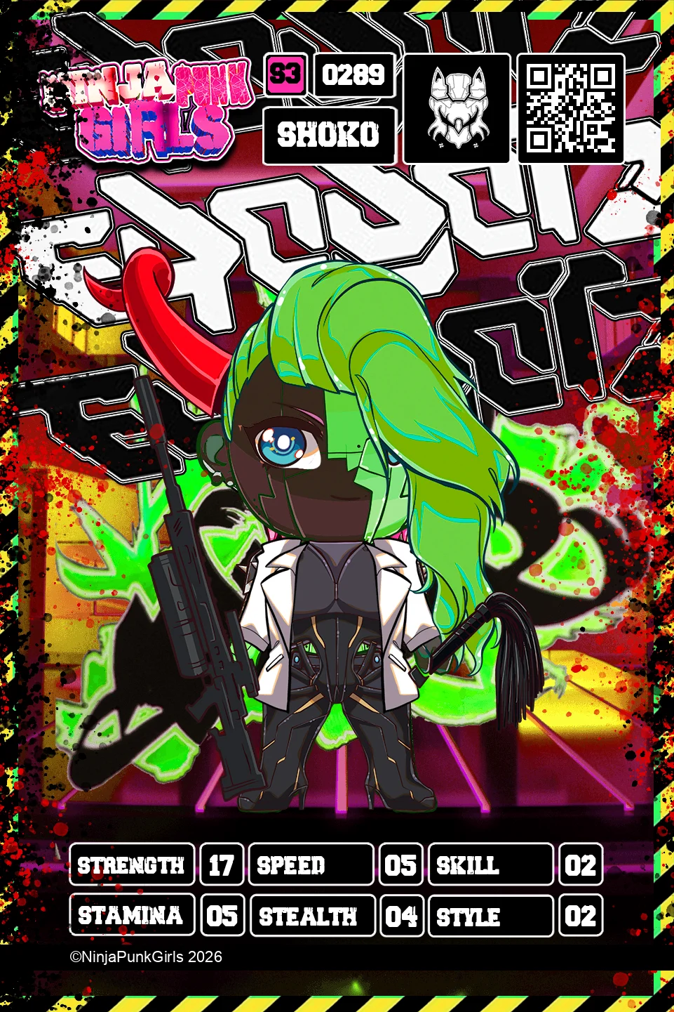 Rebuilt card #0289 Shoko