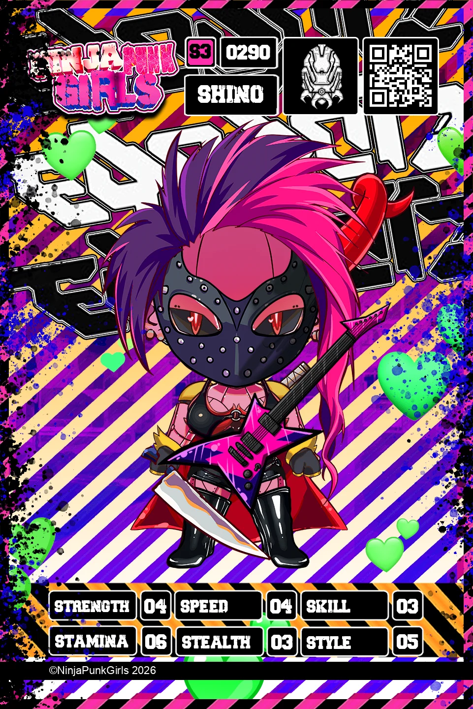 Rebuilt card #0290 Shino