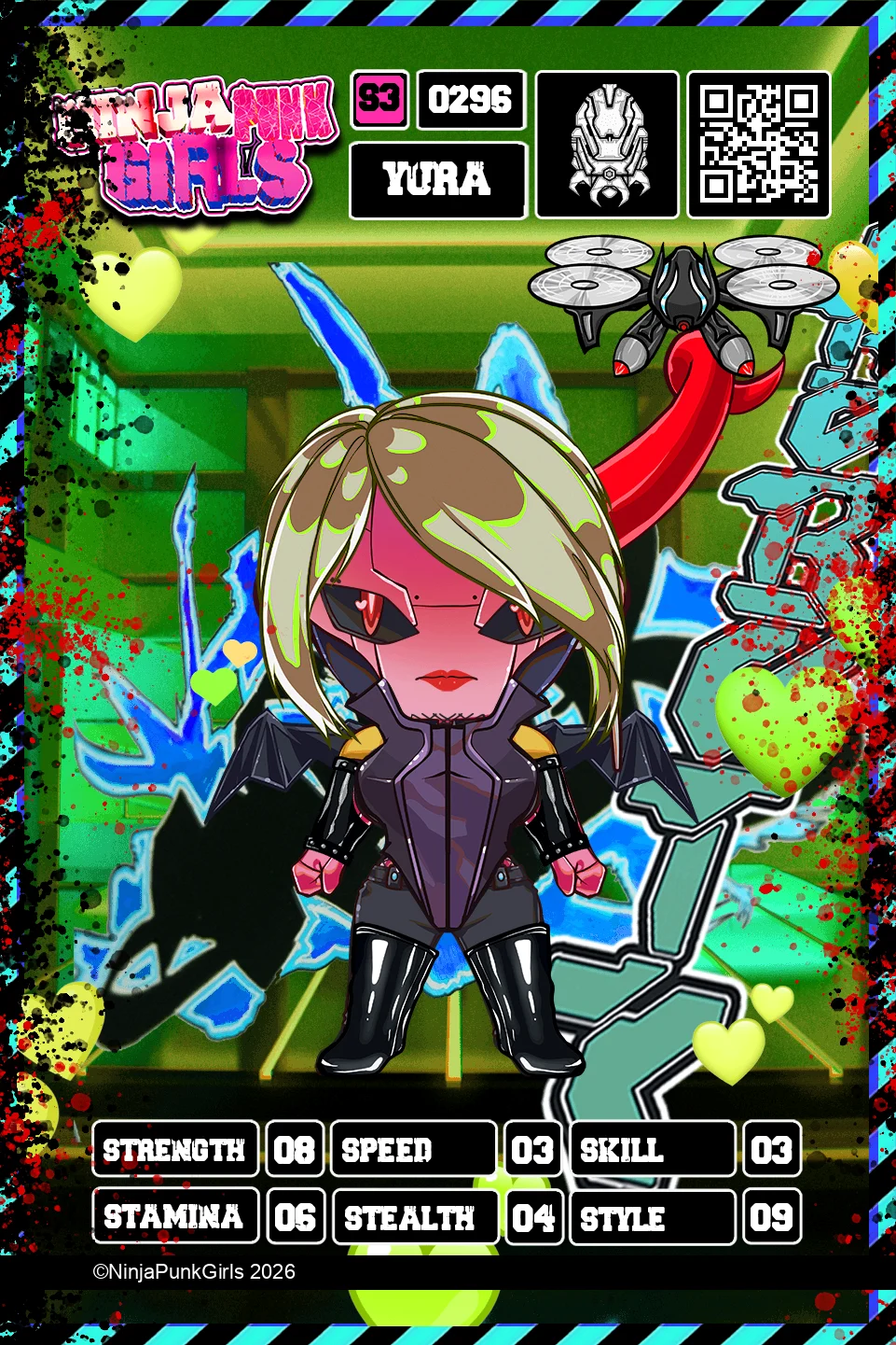 Rebuilt card #0296 Yura