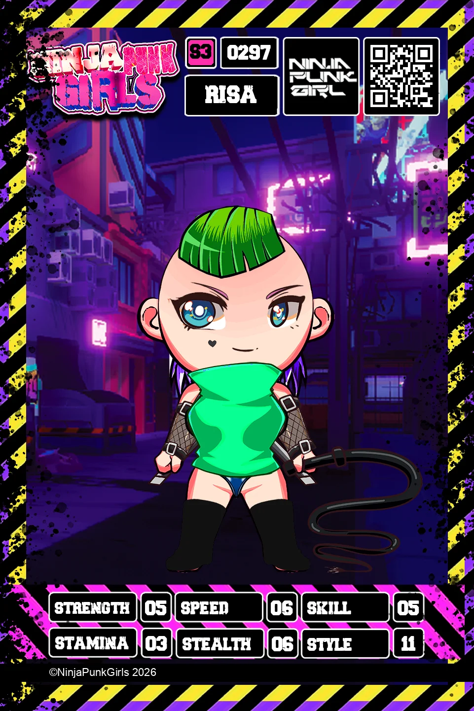 Rebuilt card #0297 Risa