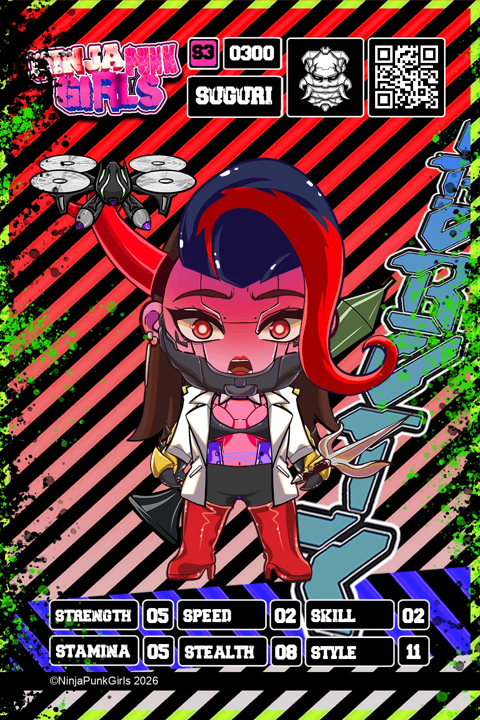 Rebuilt card #0300 Suguri