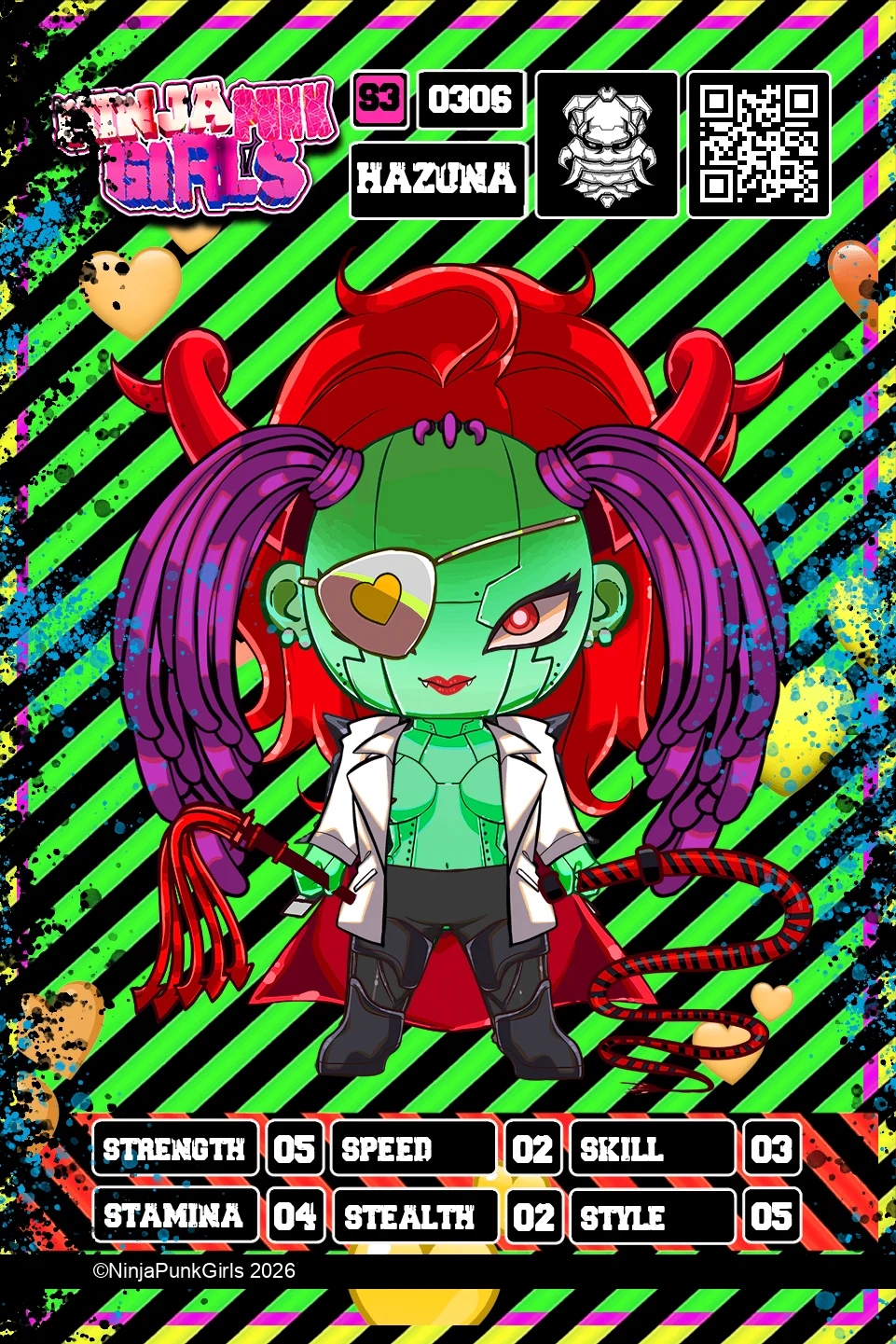 Rebuilt card #0306 Hazuna