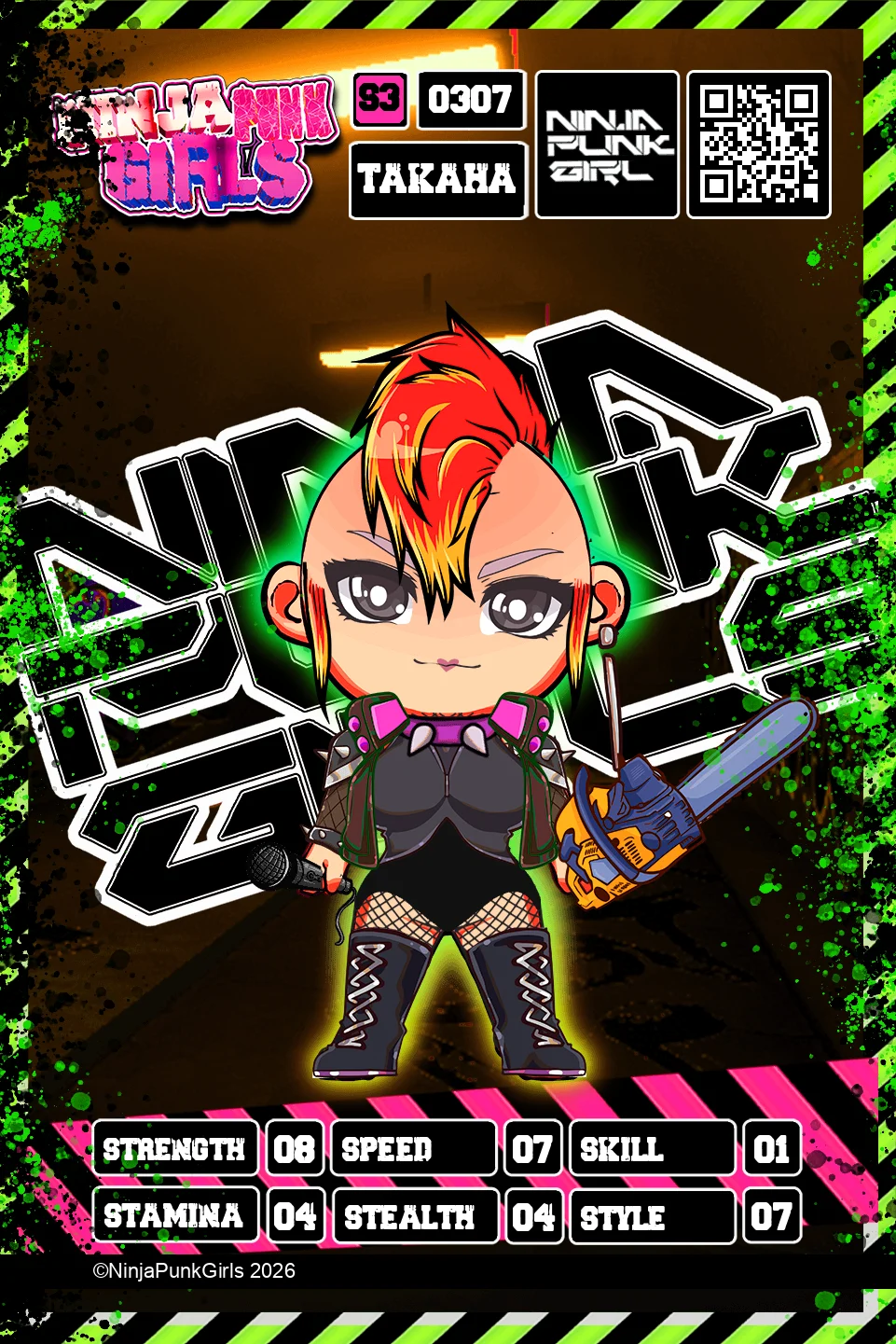 Rebuilt card #0307 Takaha