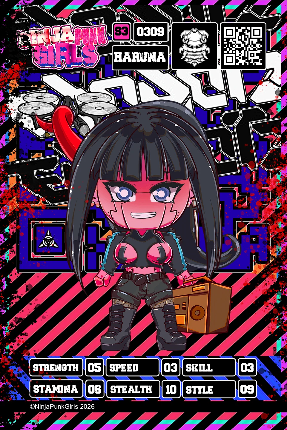 Rebuilt card #0309 Haruna