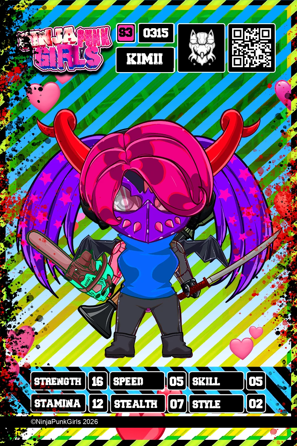 Rebuilt card #0315 Kimii