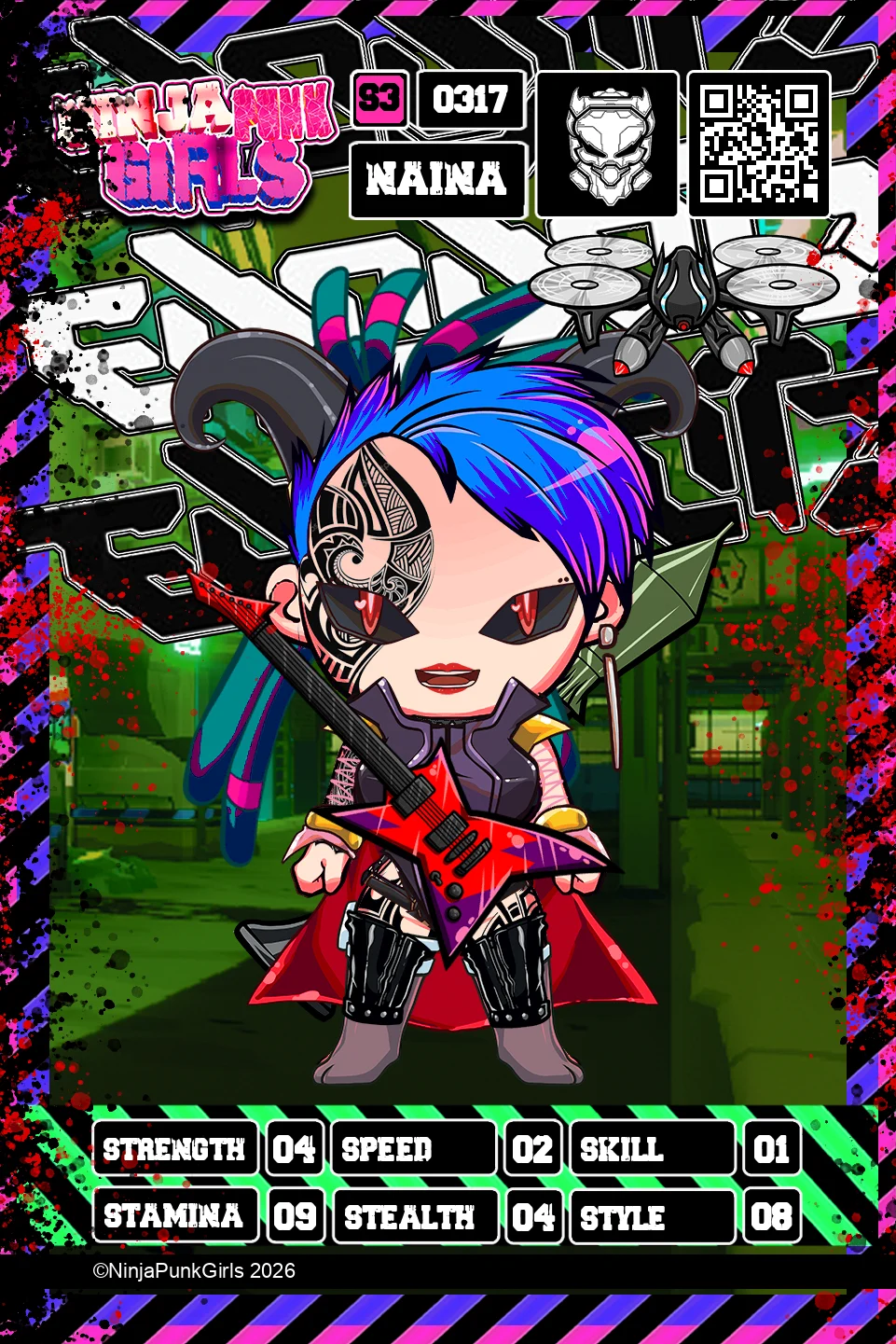 Rebuilt card #0317 Naina