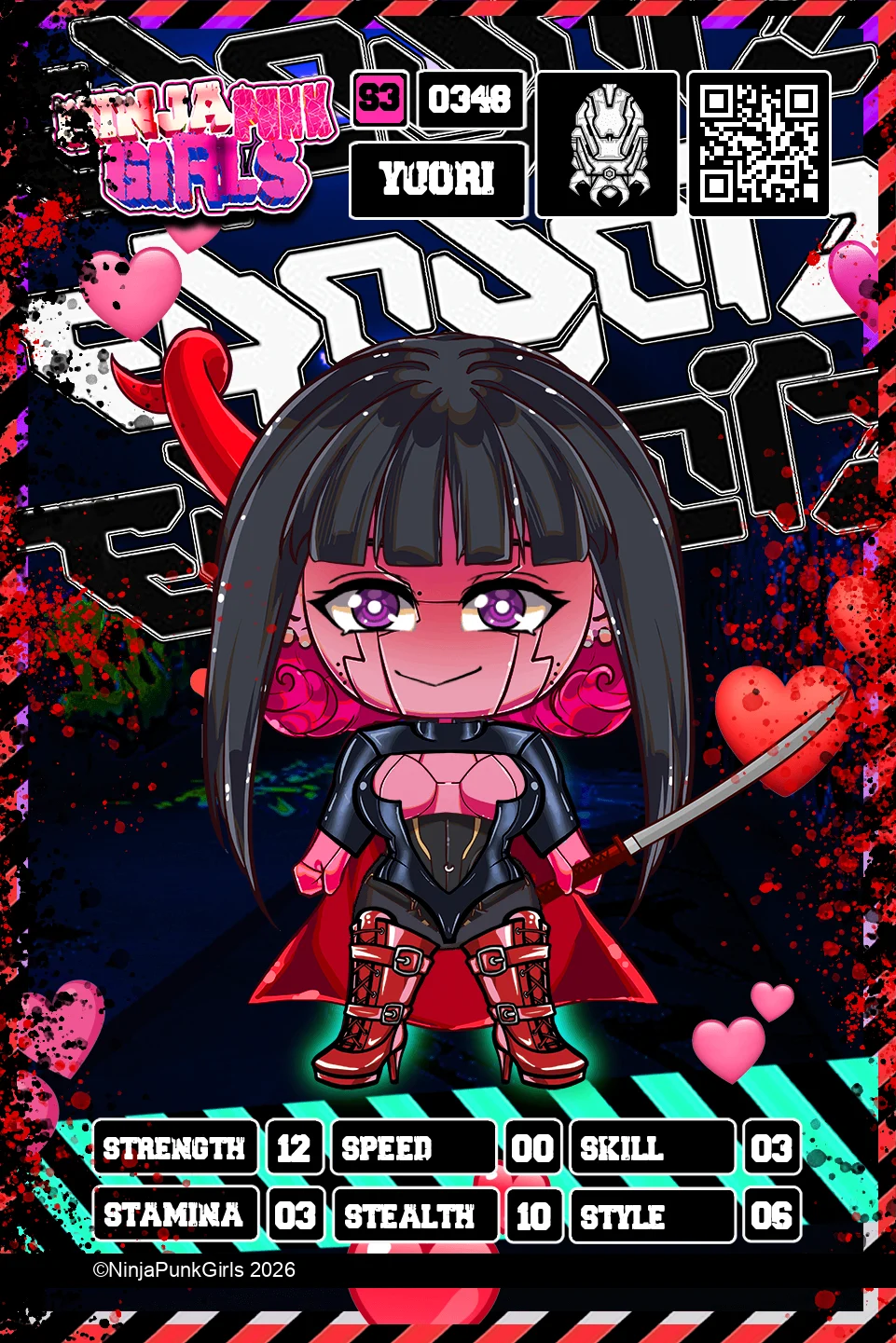 Rebuilt card #0348 Yuori