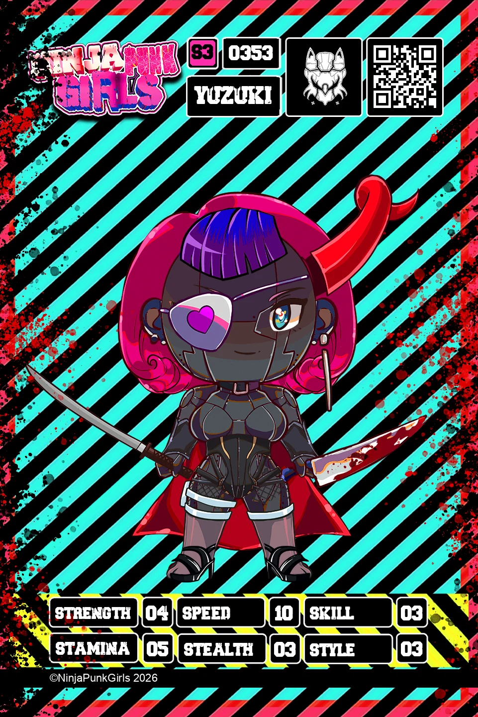 Rebuilt card #0353 Yuzuki