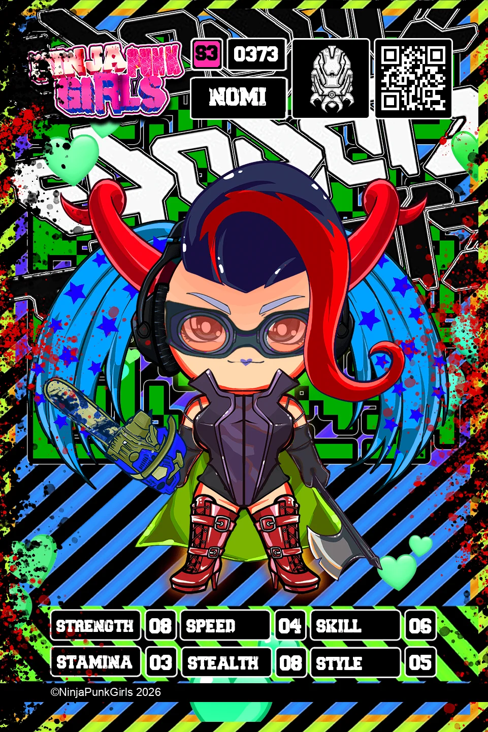 Rebuilt card #0373 Nomi