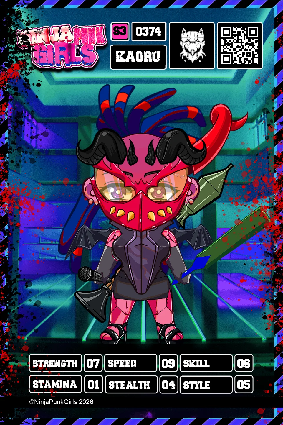 Rebuilt card #0374 Kaoru