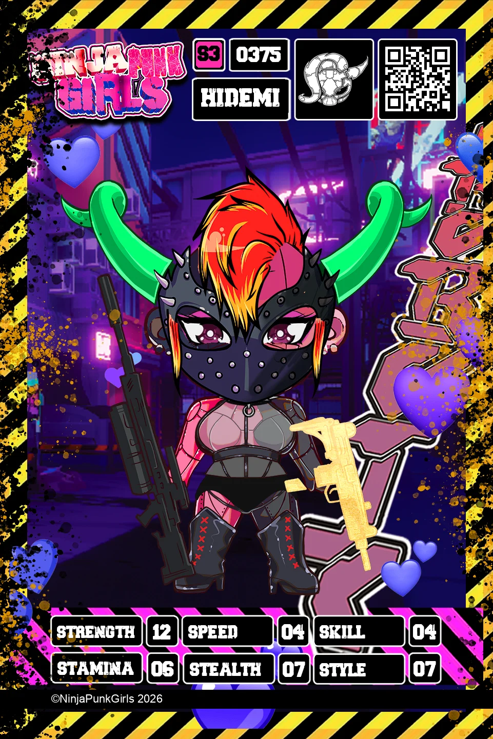Rebuilt card #0375 Hidemi