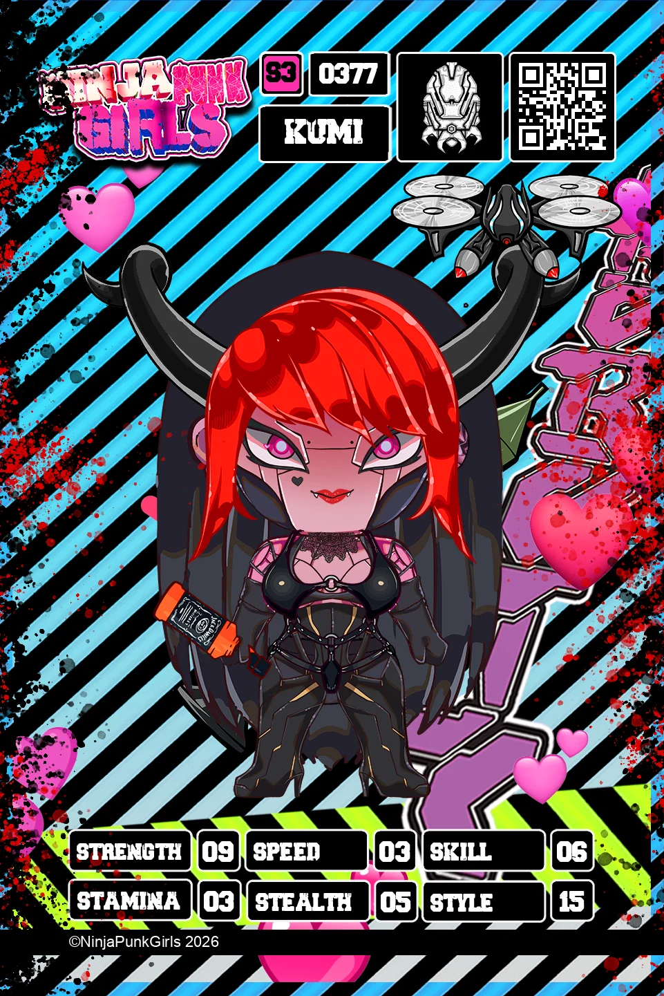 Rebuilt card #0377 Kumi