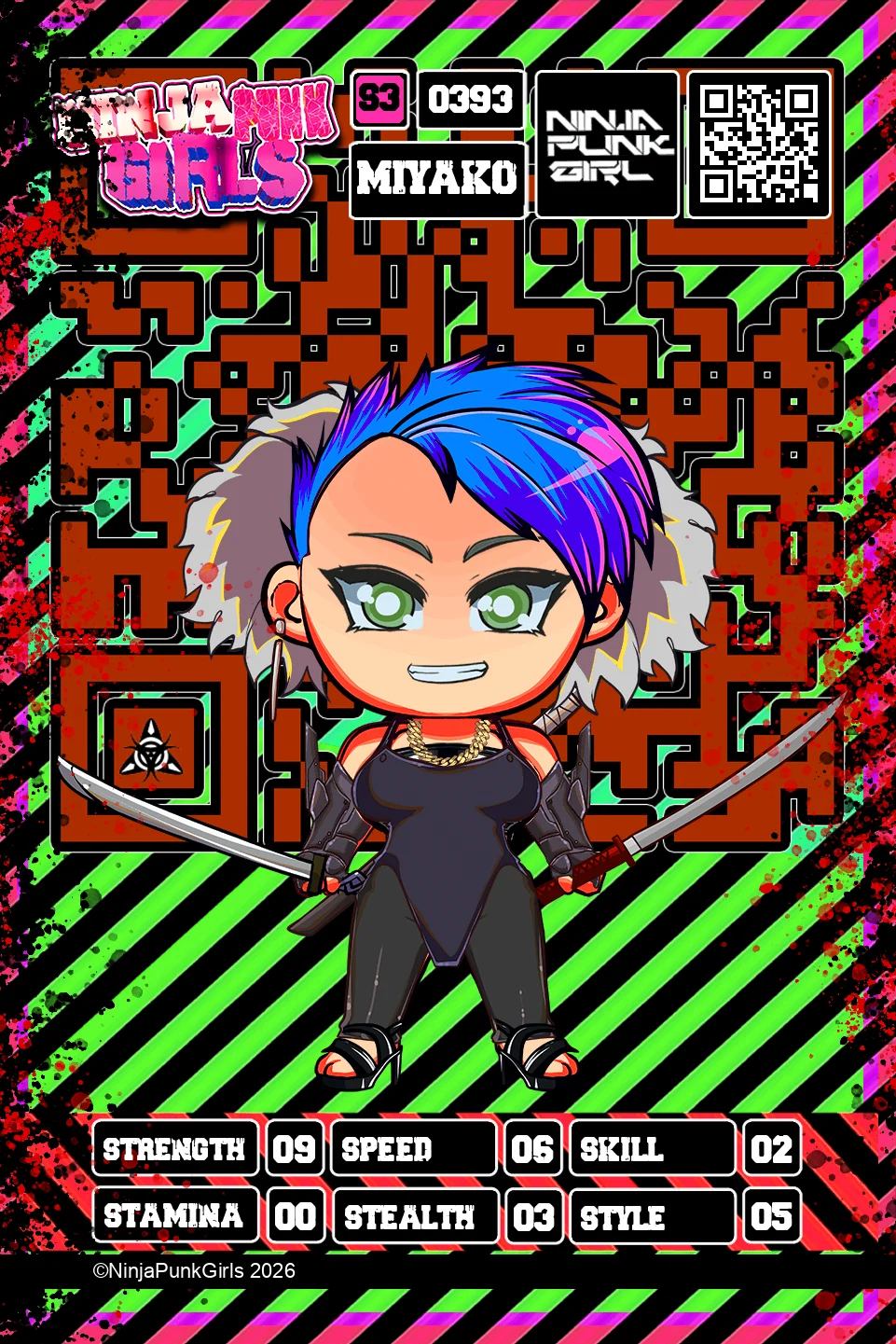 Rebuilt card #0393 Miyako
