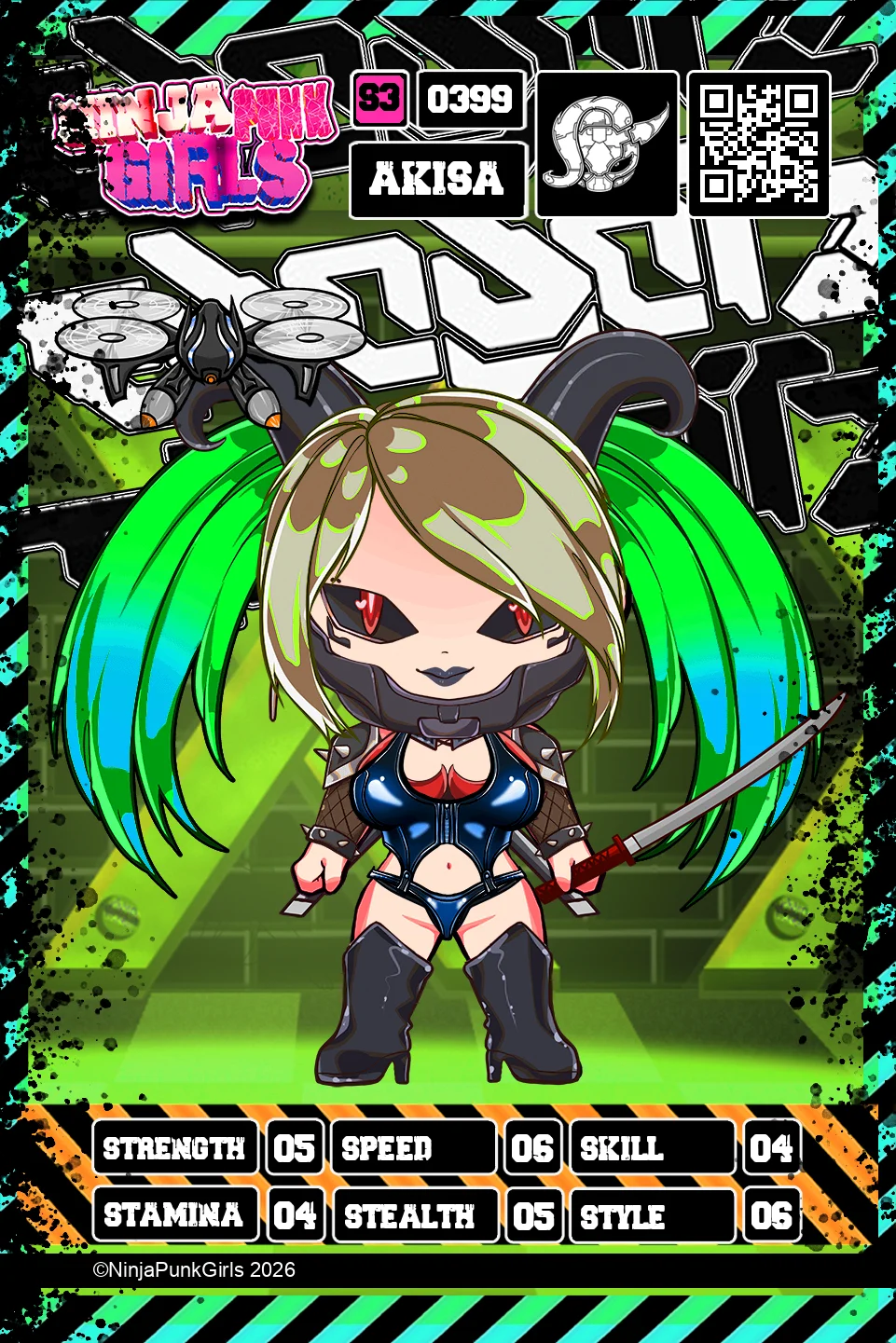 Rebuilt card #0399 Akisa