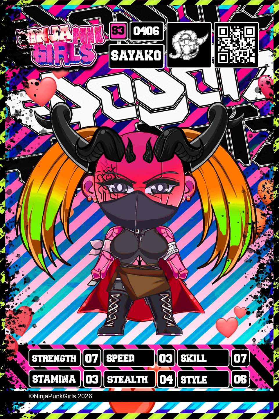 Rebuilt card #0406 Sayako