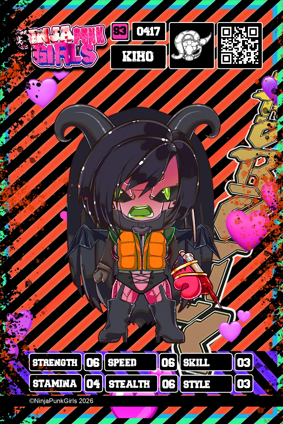 Rebuilt card #0417 Kiho