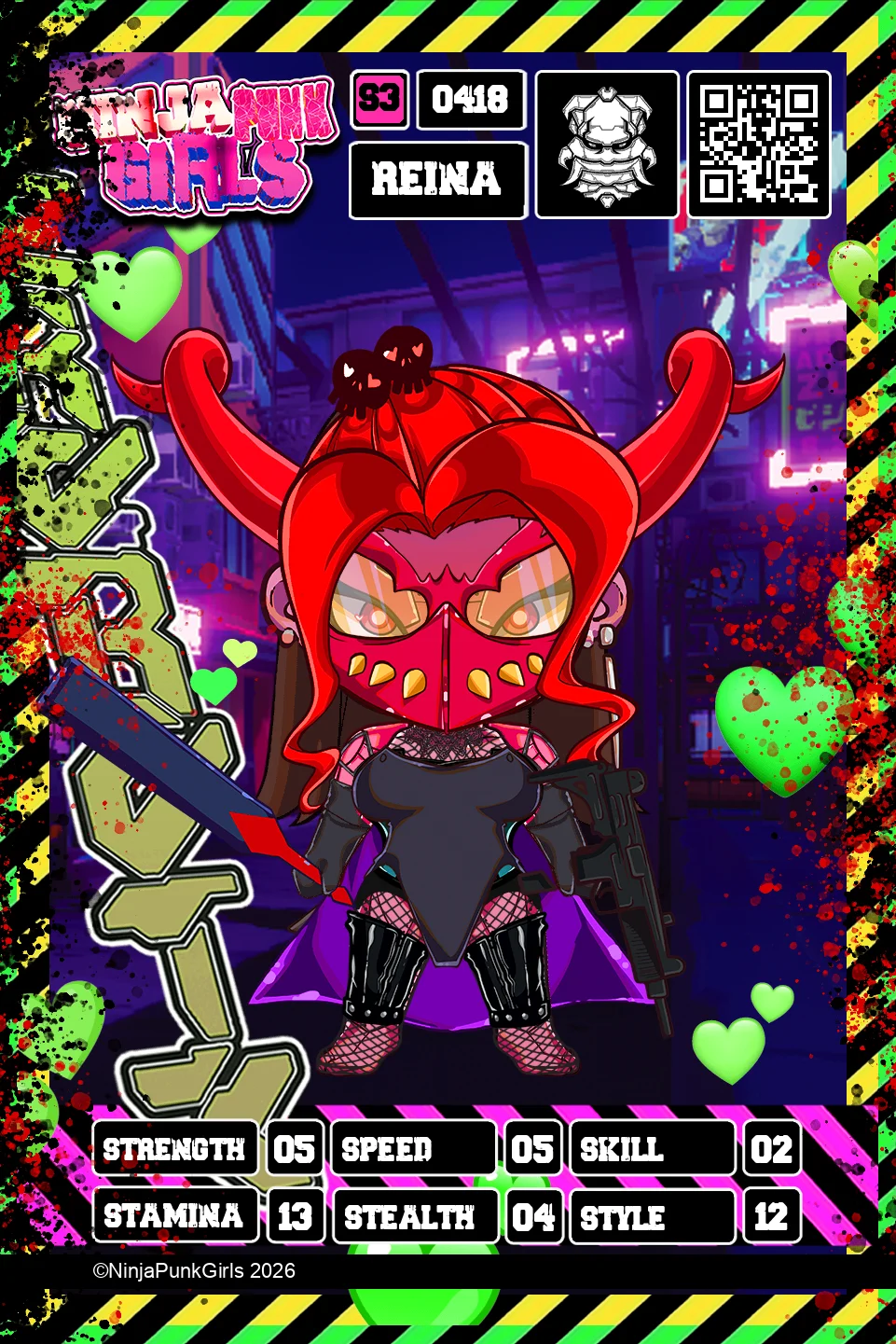 Rebuilt card #0418 Reina