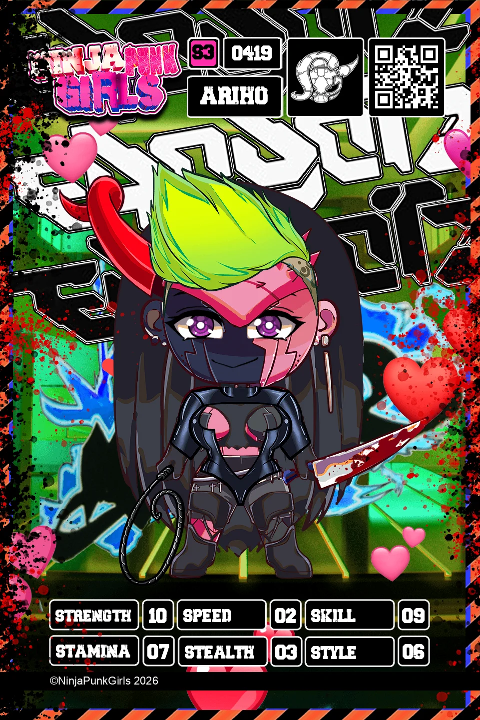 Rebuilt card #0419 Ariho