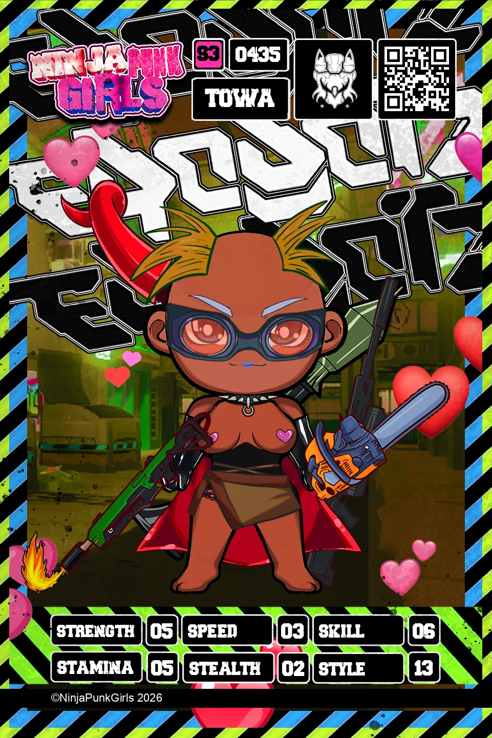 Rebuilt card #0435 Towa