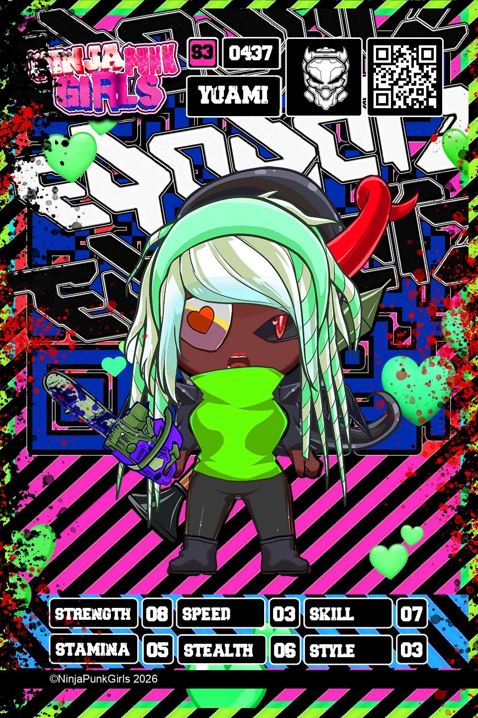 Rebuilt card #0437 Yuami