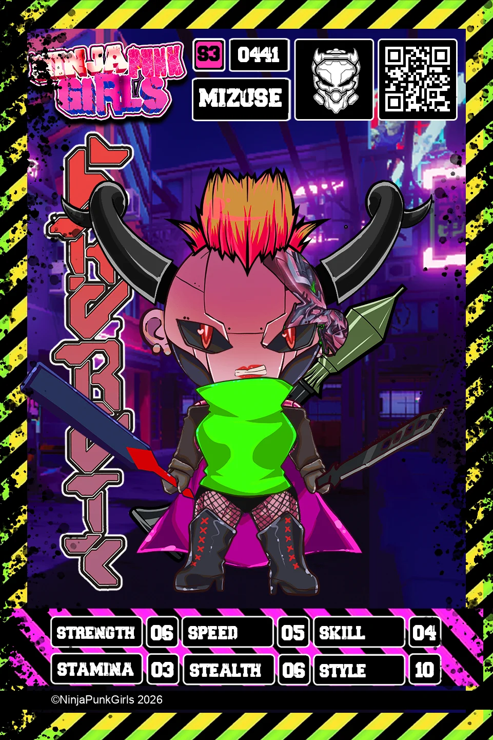 Rebuilt card #0441 Mizuse