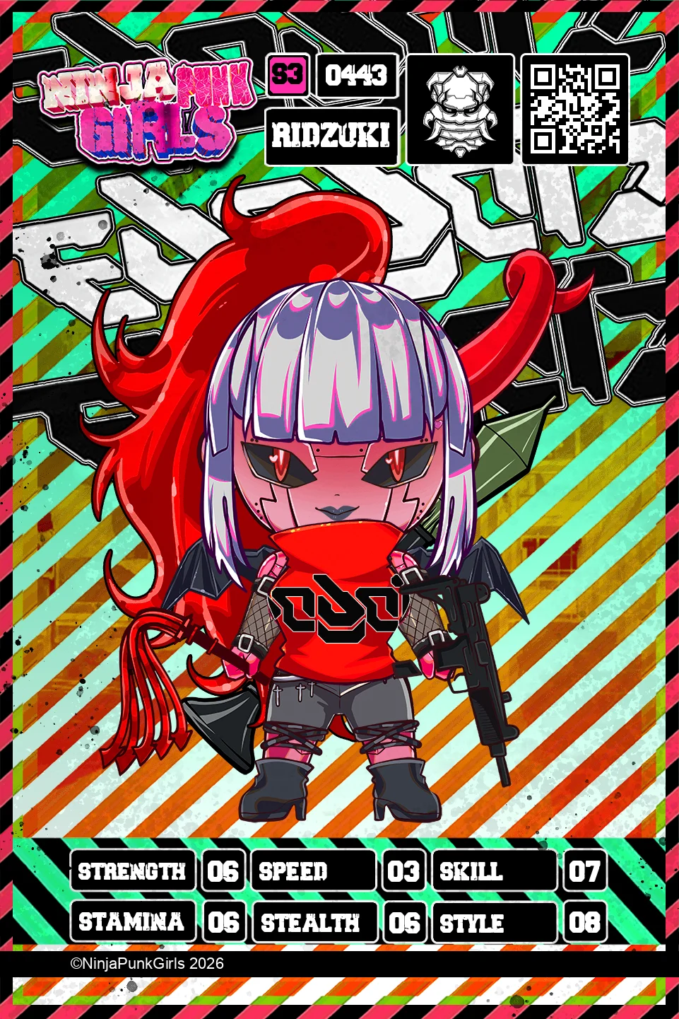 Rebuilt card #0443 Ridzuki