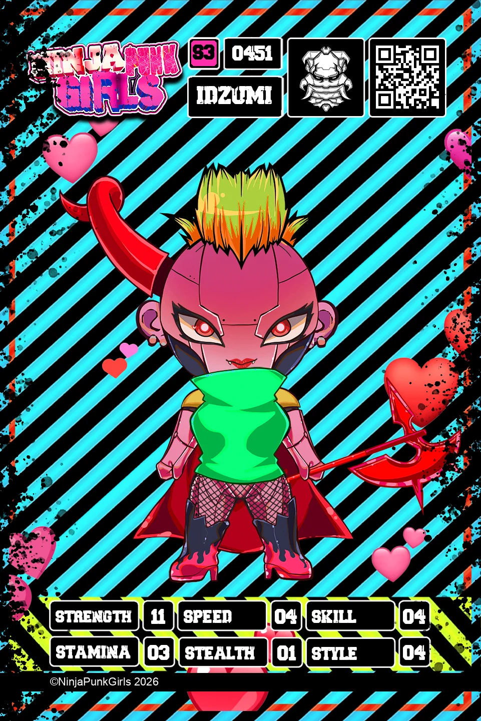 Rebuilt card #0451 Idzumi