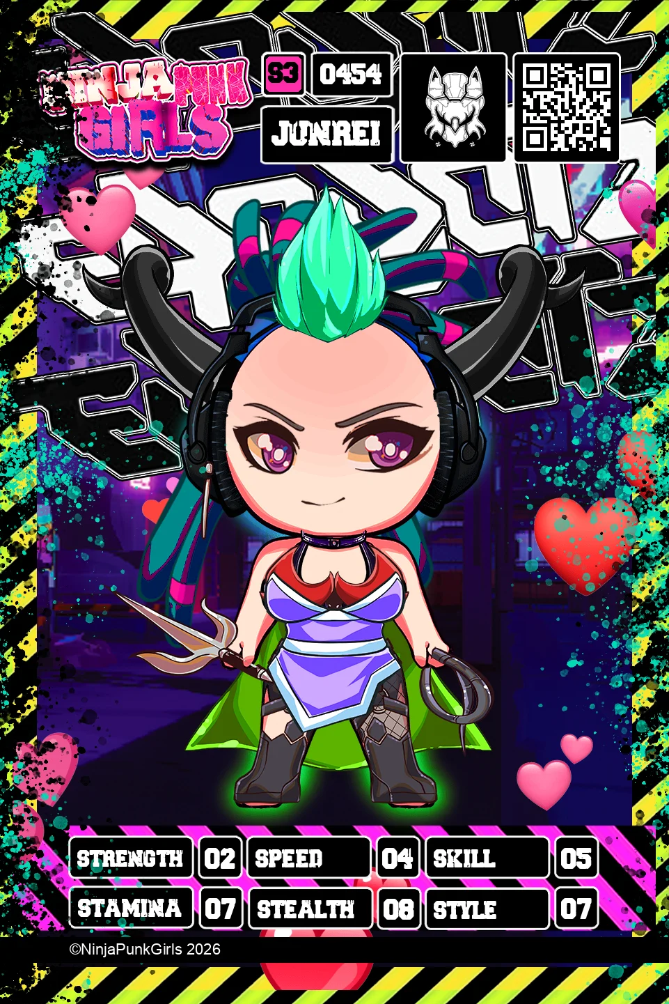 Rebuilt card #0454 Junrei