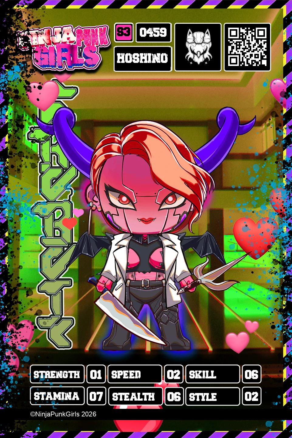 Rebuilt card #0459 Hoshino