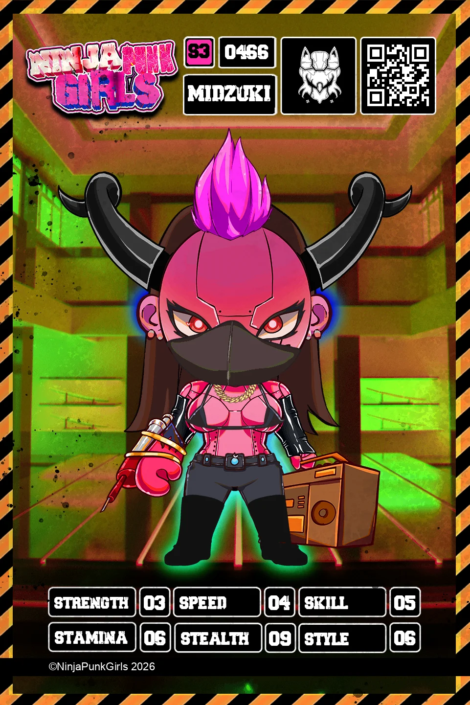 Rebuilt card #0466 Midzuki
