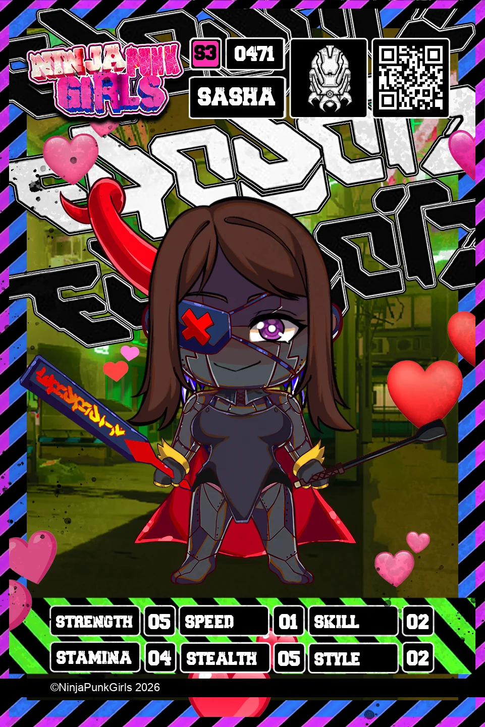 Rebuilt card #0471 Sasha