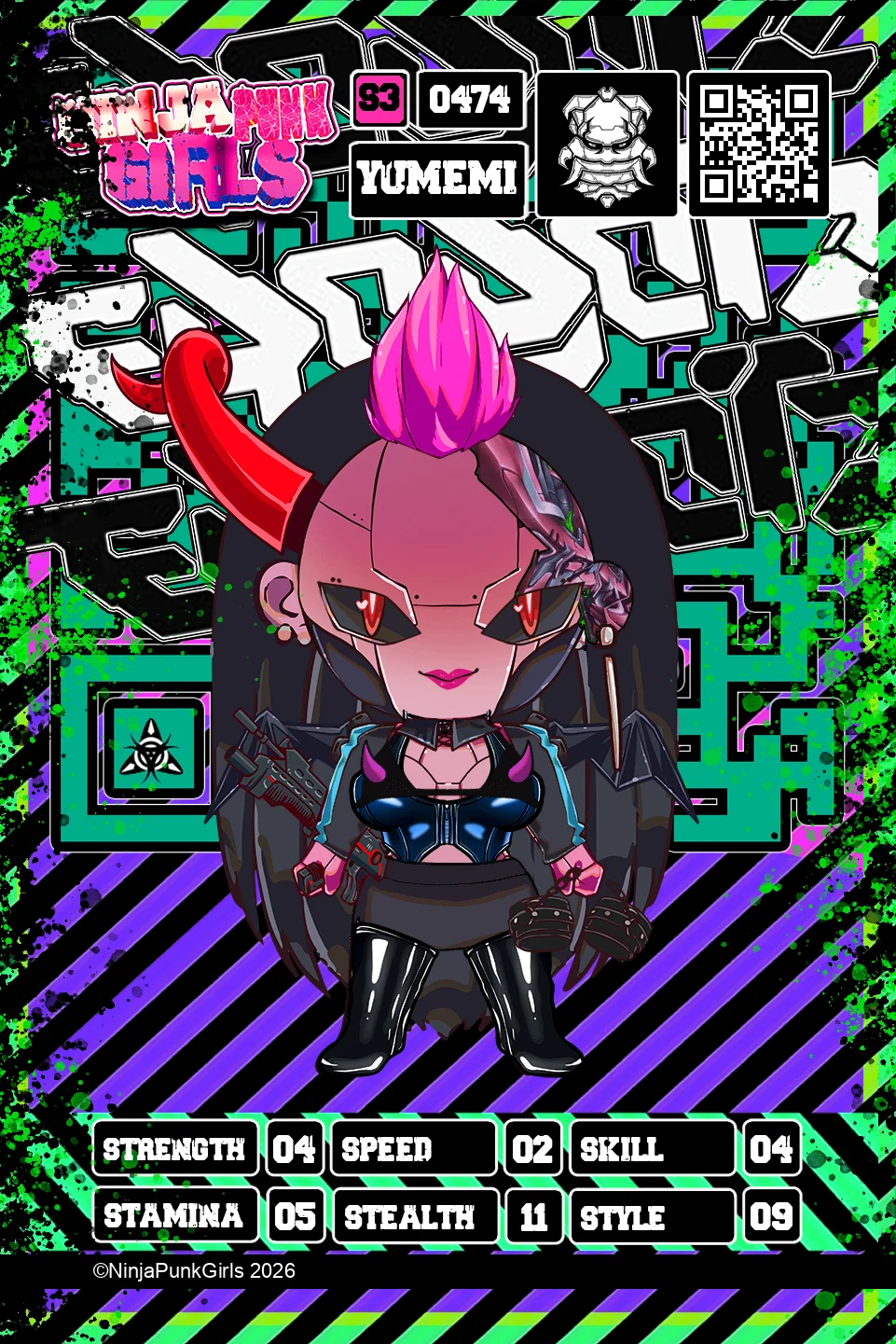 Rebuilt card #0474 Yumemi